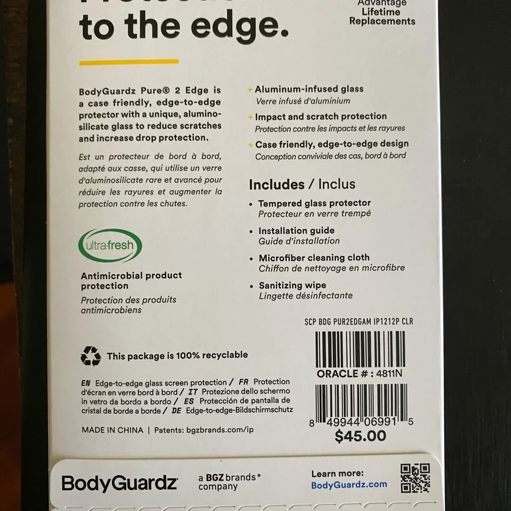 Body Guardz new box
